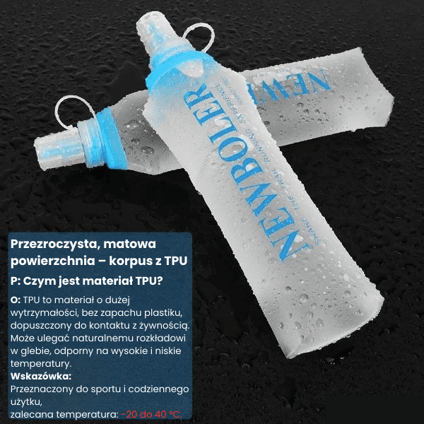 Składana Butelka na Wodę z Silikonu 150/250/300/500/750ml na Outdoor 🏕️